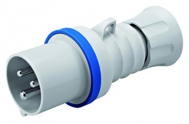 Fiche mobile droite protégées 2p+t 220v 50/60 hz ip44 16a. disponible abidjan cote d'ivoire.