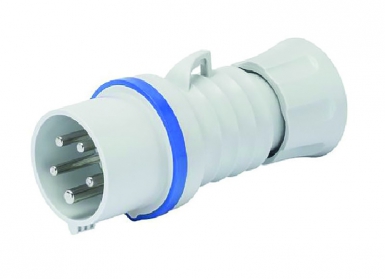 Fiche mobile droite protégées 2p+t 220v 50/60 hz ip44 32a. disponible abidjan cote d'ivoire.