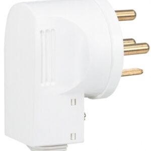 Fiche plastique 3p+n+t 20a avec serre-câble sortie latérale col. disponible abidjan cote d'ivoire.