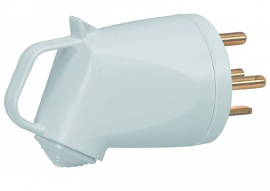 Fiche plexo 3p+n+t 32a 400v câble ø 6 à 22 mm à sortie latérale col. disponible abidjan cote d'ivoire.