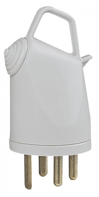 Fiche plexo 3p+t 20a 400v câble ø 5 à 18 mm à sortie latérale col. disponible abidjan cote d'ivoire.