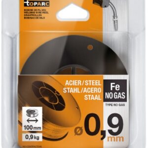 Fil fourré no gaz en bobine de 0,9 kg ø 0,9. disponible abidjan cote d'ivoire.