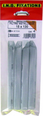 Filtre métallique ø 15 x 130 mm sachet de 4. disponible abidjan cote d'ivoire.