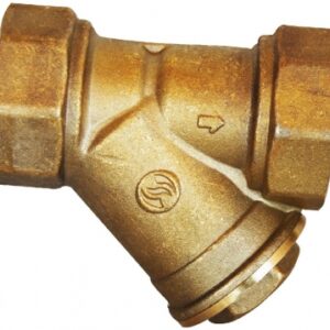 Filtre à tamis cartouche démontable acier inox - corps laiton pn16 - filetage f 33x42 - maillage 300 mic. disponible abidjan cote d'ivoire.