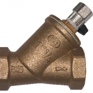 Filtre à tamis laiton double femelle avec robinet de rinçage - filetage 20x27. disponible abidjan cote d'ivoire.