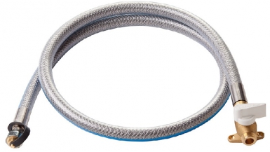 Flexible gaz naturel inox unigaz + robinet roai indémontable - longueur 2 m - durée illimitée. disponible abidjan cote d'ivoire.