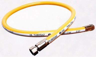 Flexible inox gaz naturel tubogaz - longueur 2 m - g 15x21. disponible abidjan cote d'ivoire.