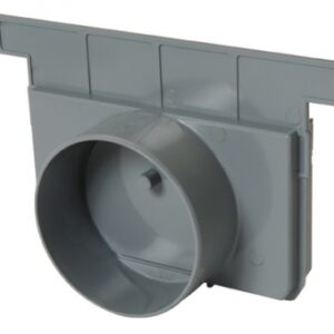 Fond/naissance d'extrémité ou latéral ø 100 pvc - coloris gris clair. disponible abidjan cote d'ivoire.