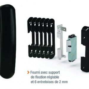 Gâches électriques en applique pour barres antipaniques série 4a à rupture de courant 12 v dc dim. disponible abidjan cote d'ivoire.