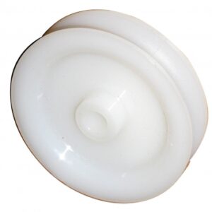 Galet nylon ø 40 mm gorge ronde 7,5 mm moyeu ø 5,5 larg. disponible abidjan cote d'ivoire.