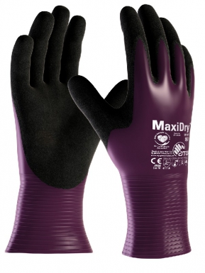 Gants de précision "maxidry oil 56-426 " étanches nylon double enduction nitrile - taille 9. disponible abidjan cote d'ivoire.