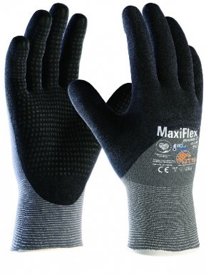 Gants de précision "maxiflex endurance 42-845 ad-apt " nylon / lycra paume avec picots - taille 8. disponible abidjan cote d'ivoire.