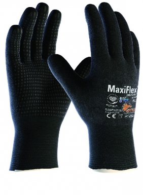 Gants de précision "maxiflex endurance 42-847 ad-apt " nylon / lycra paume avec picots - taille 8. disponible abidjan cote d'ivoire.