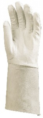 Gants de soudeur type argon - tout fleur d'agneau - manchette en croûte 15 cm - taille 10. disponible abidjan cote d'ivoire.