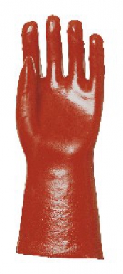 Gants trempés pvc "3620" sur support coton - longueur 36 cm - col. disponible abidjan cote d'ivoire.