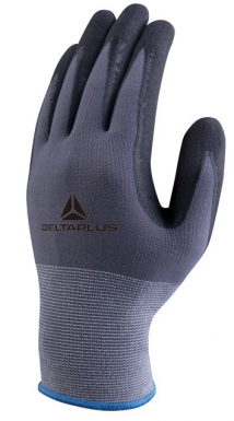 Gants ve727 - tricotés enduits sans couture polyamide - spandex - très bonne dextérité - paume : nitrile/pu avec picots - taille 9. disponible abidjan cote d'ivoire.