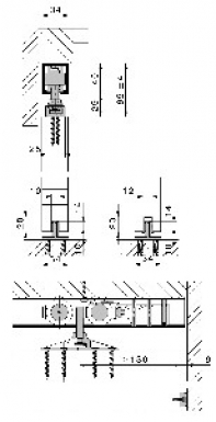 Garniture hawa junior 80/z garniture pour 1 porte coulissante. disponible abidjan cote d'ivoire.