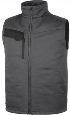 Gilet stockton 3 gris/orange - taille xl. disponible abidjan cote d'ivoire.