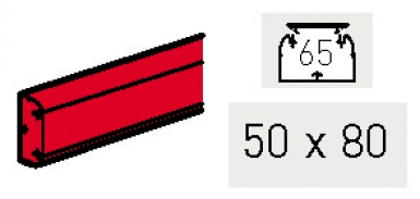 Goulotte dlp section 50x80 lg. disponible abidjan cote d'ivoire.