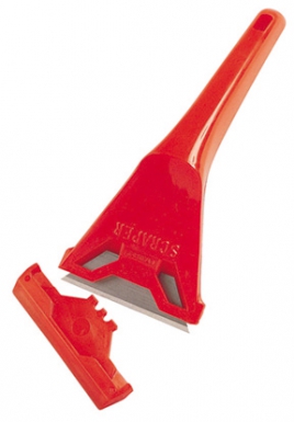 Gratte vitre à lame trapézoïdale 1992 - embout protège lame - corps plastique. disponible abidjan cote d'ivoire.