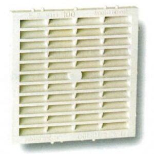 Grille d'aération extérieure a sceller carré 197x197 mm avec moust. disponible abidjan cote d'ivoire.