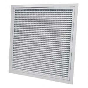 Grille de reprise porte-filtre en aluminium blanc mate grab600x600 avec filtre - débit mini 1000 m3/h - débit maxi 2000 m3/h - dim. disponible abidjan cote d'ivoire.