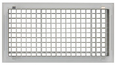 Grille de soufflage gdd double déflexion ailettes orientables individuellement selon 2 directions 400x150. disponible abidjan cote d'ivoire.