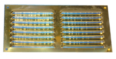 Grille métallique à persiennes laiton ss moust. disponible abidjan cote d'ivoire.
