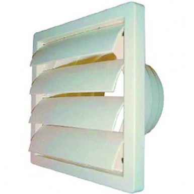 Grille à volet de surpression anti-retour à emboîture sécable blanc. disponible abidjan cote d'ivoire.