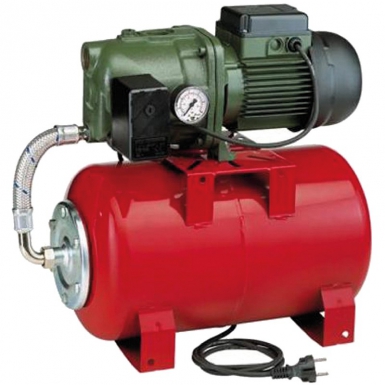 Groupe surpresseur jet 102 + réservoir 20 l - pression de service maxi 8 bars - t° du liquide pompé  : 0°c à 35°c - débit mini / maxi  : 0. disponible abidjan cote d'ivoire.