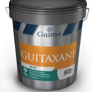 Guitaxane - résine acrylique polysiloxanes d"aspect minéral - murs extérieurs - blanc mat - 15 l. disponible abidjan cote d'ivoire.