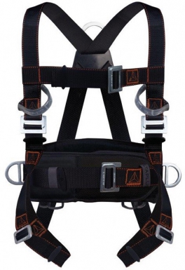 Harnais de sécurité har24 - 1 accrochage dorsal et 1 accrochage sternal - 4 boucles de réglage - ceinture de maintien - taille xl-xxl. disponible abidjan cote d'ivoire.