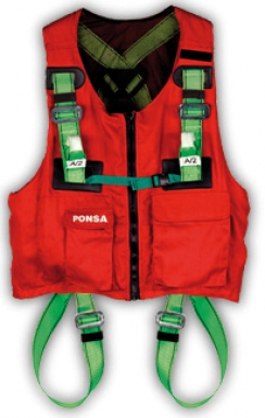 Harnais + gilet ecosafex vest seul - 1 accrochage dorsal et sternal. disponible abidjan cote d'ivoire.