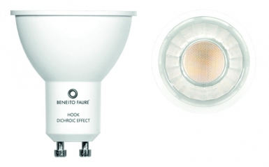 Hook gu10 6w 220v 60º dichroic effect led 4000°k 616 lm dim. disponible abidjan cote d'ivoire.