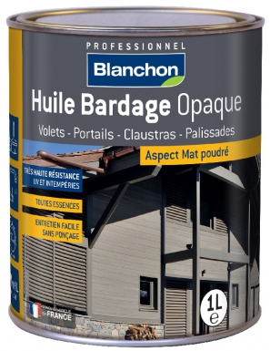 Huile bardage opaque aspect mat poudré - rendement indicatif : 10 m²/l/couche - pin blanc - cond. disponible abidjan cote d'ivoire.