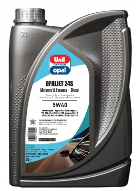 Huile opaljet 24s 5w40 100% synthétique - essence & diesel - 2 l. disponible abidjan cote d'ivoire.