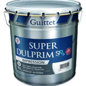 Impression glycerophtalique universelle microporeuse concentrée super dulprim sr satiné semi-tendu - séchage rapide - 15 l - blanc. disponible abidjan cote d'ivoire.