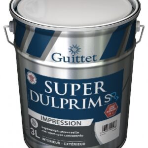 Impression glycerophtalique universelle microporeuse concentrée super dulprim sr satiné semi-tendu - séchage rapide - 3 l - blanc. disponible abidjan cote d'ivoire.