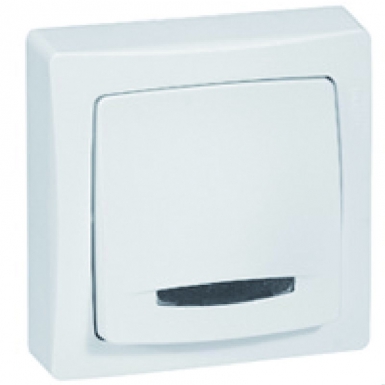 Interrupteur complet va-et-vient témoin sans neutre 4a maxi (lampe 60w mini). disponible abidjan cote d'ivoire.