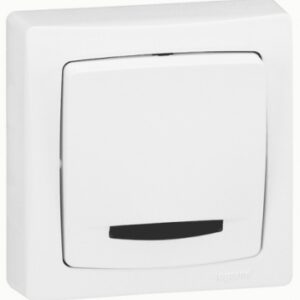 Interrupteur complet va-et-vient à voyant 10ax 250 v devient témoin ou lumineux. disponible abidjan cote d'ivoire.