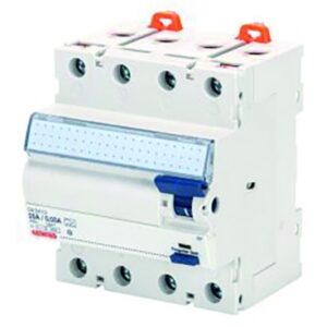 Interrupteur différentiel - idp - 4p 63a type ac instantané idn=0,03a - 4 modules. disponible abidjan cote d'ivoire.