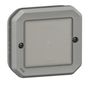 Interrupteur filaire connecté option variation avec neutre étanche plexo with netatmo 150w led - gris. disponible abidjan cote d'ivoire.