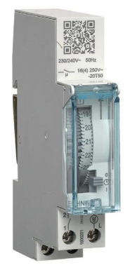 Interrupteur horaire électromécanique compact 1 voie sur 24 heures sans réserve ehn010. disponible abidjan cote d'ivoire.