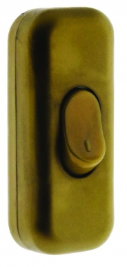 Interrupteur à mains zenitech unipolaire 2 a - coloris or. disponible abidjan cote d'ivoire.