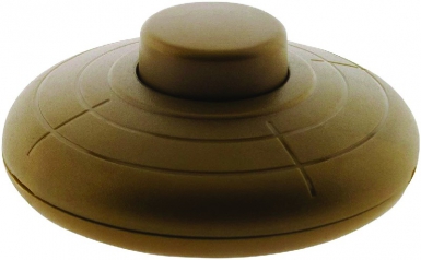 Interrupteur à pieds zenitech unipolaire 2a - coloris or. disponible abidjan cote d'ivoire.