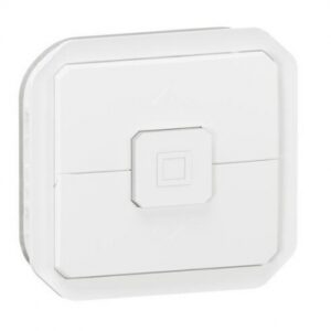 Interrupteur étanche pour commande directe de moteur de volets roulants plexo ip55 ik06 avec enjoliveur blanc. disponible abidjan cote d'ivoire.