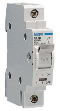 Interrupteurs unipolaires, 1 x 25 a avec lampe témoin - 250 v ~. disponible abidjan cote d'ivoire.