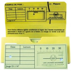 Jauge pour fissure intérieure 30 mm. disponible abidjan cote d'ivoire.