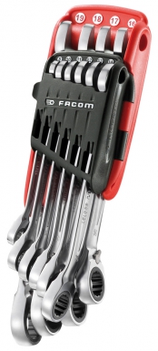 Jeu de 10 clés mixtes à cliquet "467j10pb" - 8-10-11-12-13-14-16-17-18-19 mm. disponible abidjan cote d'ivoire.