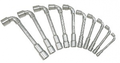 Jeu de 10 clés à pipe débouchées - ø 8-10-11-12-13-14-16-17-18-19 mm. disponible abidjan cote d'ivoire.